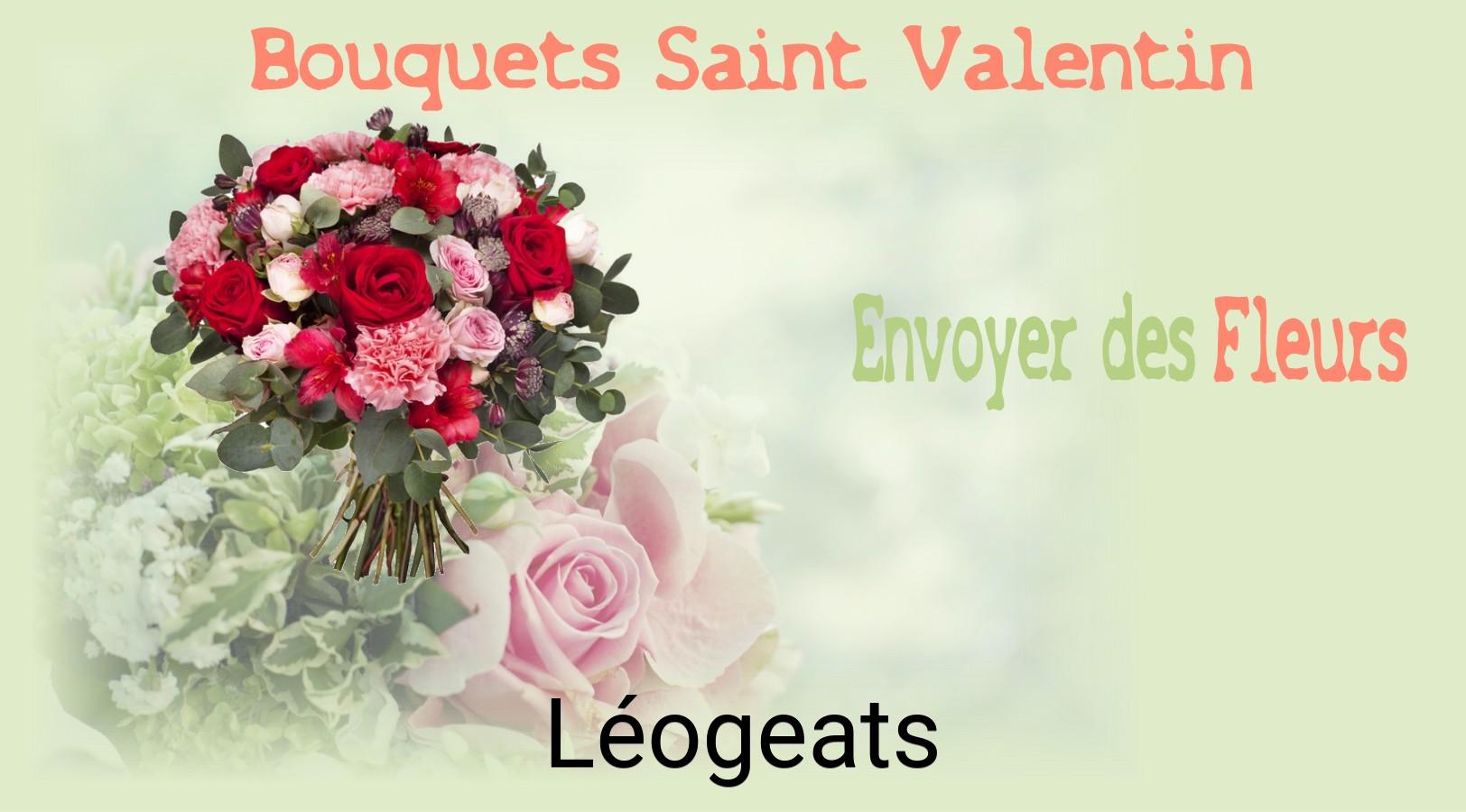 Roses de Saint-Valentin livrées à Léogeats